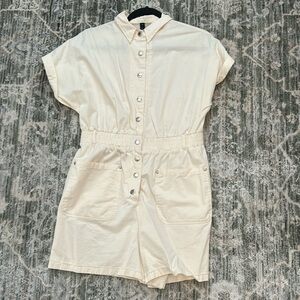 Cream Romper